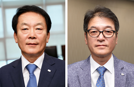 ▲(왼쪽부터) 한전KDN 김장현(61) ICT사업본부장, 남성우(57) 발전보안사업본부장