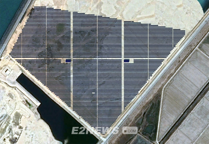 ▲동서발전이 당진화력 제1회처리장 부지에 25MW규모 태양광발전소를 건설한다. 사진은 발전소 완공 조감도