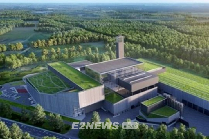 ▲두산중공업은 독일 자회사 두산렌체스가 수주한 폴란드 폐자원 에너지화(Waste to Energy) 시설 조감도