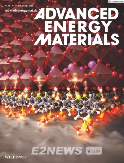 ▲'Advanced Energy Materials’의 1월 표지논문.