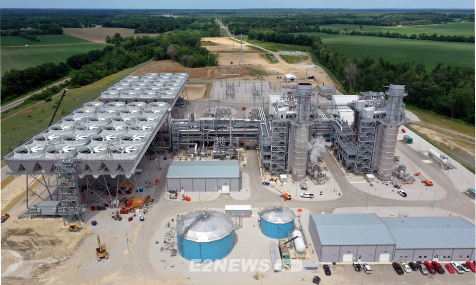 ▲이달부터 상업운전을 개시한 남부발전-DL에너지 미국 나일스 복합화력 발전소 전경
