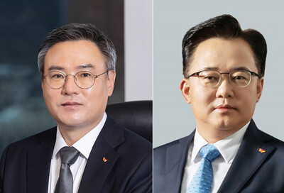 SK에코플랜트 장동현 부회장(왼쪽), 박경일 사장