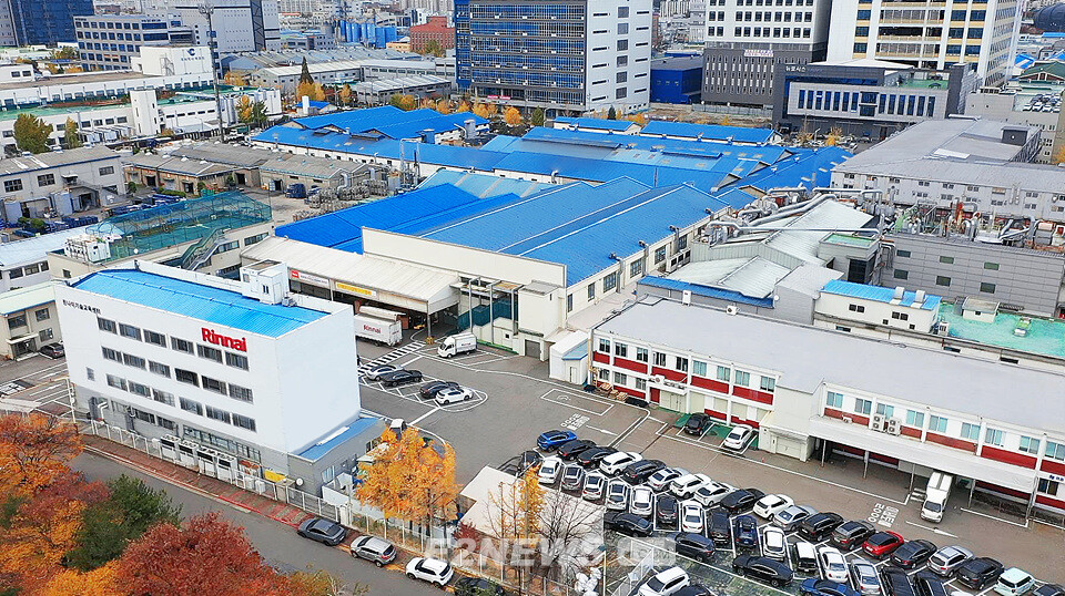 린나이 인천 제3공장 전경.
