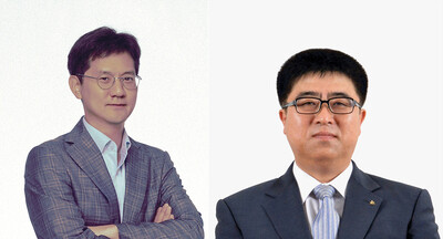 김영석 대표이사 사장(왼쪽), 우재화 대표이사 부사장