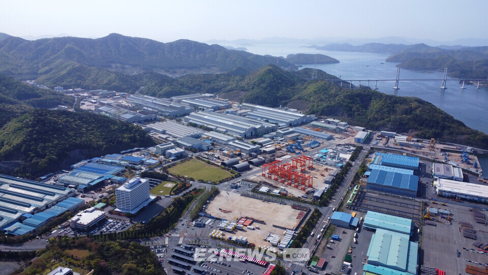 두산에너빌리티 창원공장 및 본사 전경