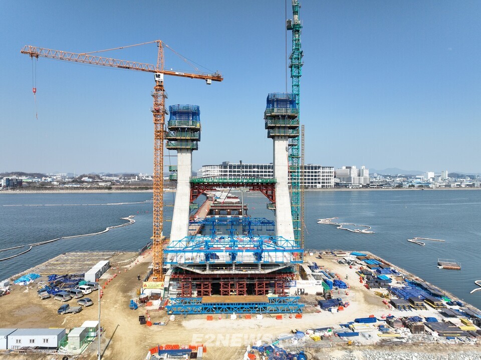 송산~시화 연결도로 교량 ⓒDL이앤씨