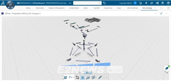 프랑스 기업 EEL에너지가 도입한 다쏘시스템의 3D익스피리언스 플랫폼.