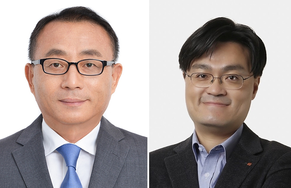 김상무 전무(왼쪽)와 강기훈 이사